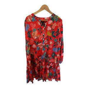 J.Crew Swingy Cover-Up Dress in Painted Floral